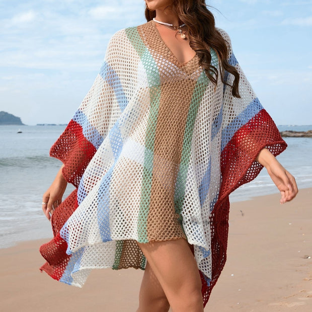 Loose Plus Size Bikini Blouse For Women