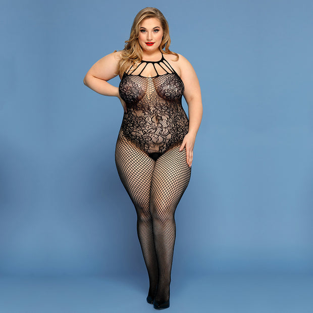 Sexy Net Clothes Plus Size Sexy Lingerie Black