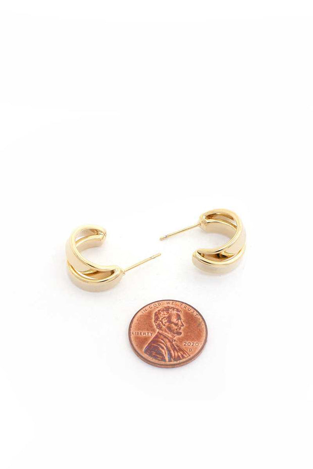 Double Mini Hoop Earring